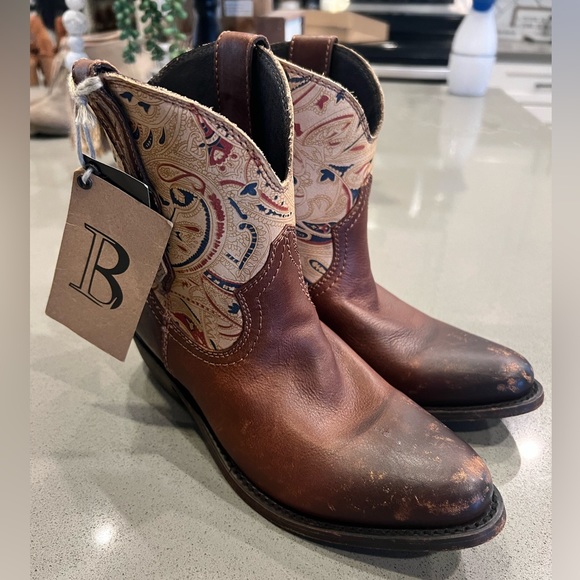LIBERTY Black Shoes - Liberty Black Paisley Booties